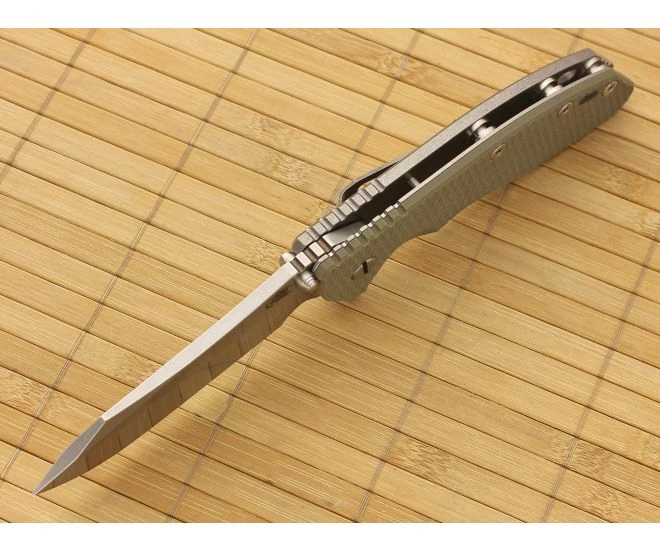 Hinderer Knives XM-24 Skinner Flipper OD Green G10 5 Hinderer Knives XM-24 Skinner Flipper OD Green G10 - Image 3