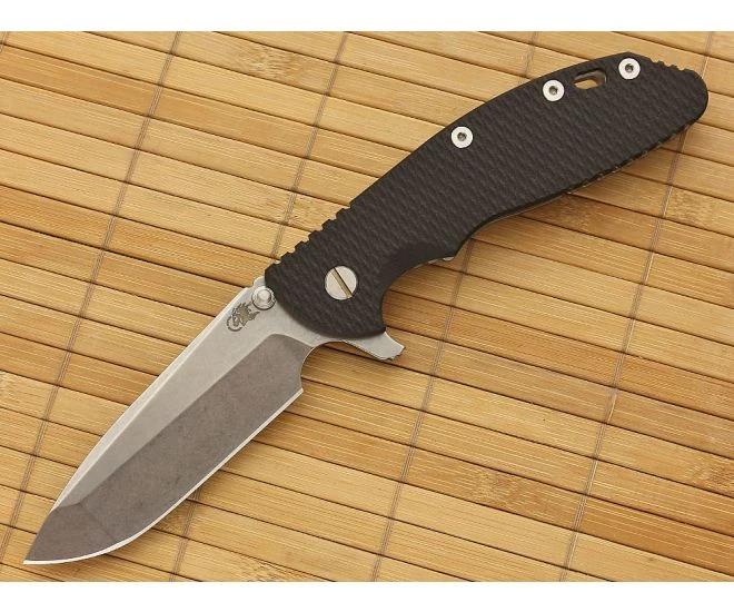 Hinderer Knives XM-24 Spanto Flipper Black G10 3 Hinderer Knives XM-24 Spanto Flipper Black G10