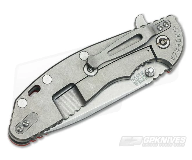 Hinderer Knives XM-24 Spear Point Flipper Orange G10 4 Hinderer Knives XM-24 Spear Point Flipper Orange G10 - Image 2