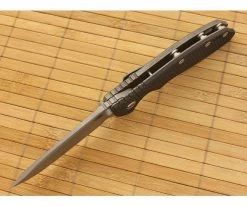 Hinderer Knives XM-24 Spear Point Black G10 and Working Finish -Rescue Knives Sales Store xm24 018 3