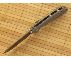 Hinderer Knives XM-24 Anthracite DLC Spanto Flipper Gray G10 7 Hinderer Knives XM-24 Anthracite DLC Spanto Flipper Gray G10 -Rescue Knives Sales Store xm24 022 3